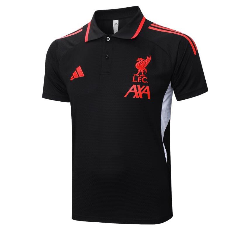 เสื้อโปโลแขนสั้นสำหรับผู้ชาย พับคอ สไตล์หลวม สีกรมท่า