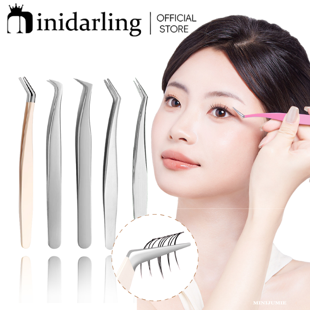 แหนบขนตาปลอมสําหรับผู้เริ่มต้นที่มีความแม่นยําสูง, กาวฟรี การปลูกถ่ายอวัยวะ เครื่องมือ พินเซ็ต