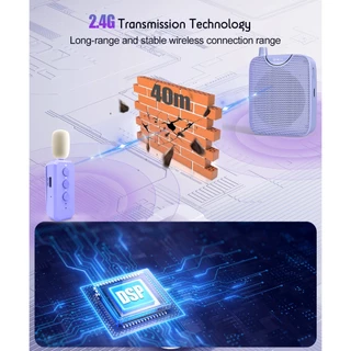SHIDU Wireless Voice Amplifier 30W ไร้สายไมค์ช่วยสอน มัคคุเทศก์ โทรโข่งไมค์สอน ลําโพงช่วยสอนไมค์