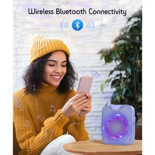 SHIDU Wireless Voice Amplifier 30W ไร้สายไมค์ช่วยสอน มัคคุเทศก์ โทรโข่งไมค์สอน ลําโพงช่วยสอนไมค์
