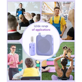 SHIDU Wireless Voice Amplifier 30W ไร้สายไมค์ช่วยสอน มัคคุเทศก์ โทรโข่งไมค์สอน ลําโพงช่วยสอนไมค์