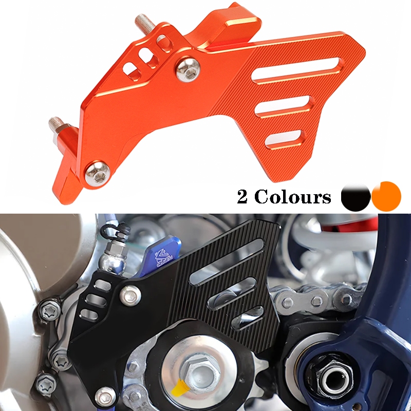 รถจักรยานยนต์ CNC อลูมิเนียมฝาครอบเฟืองด้านหน้ากรณี Saver Protector Chain Guard สําหรับ KTM SX SXF EXC-F XC XCF XCW TPI FC TE TX 250 300 350 สําหรับ Husqvarna FE250 FX350 2016-2023