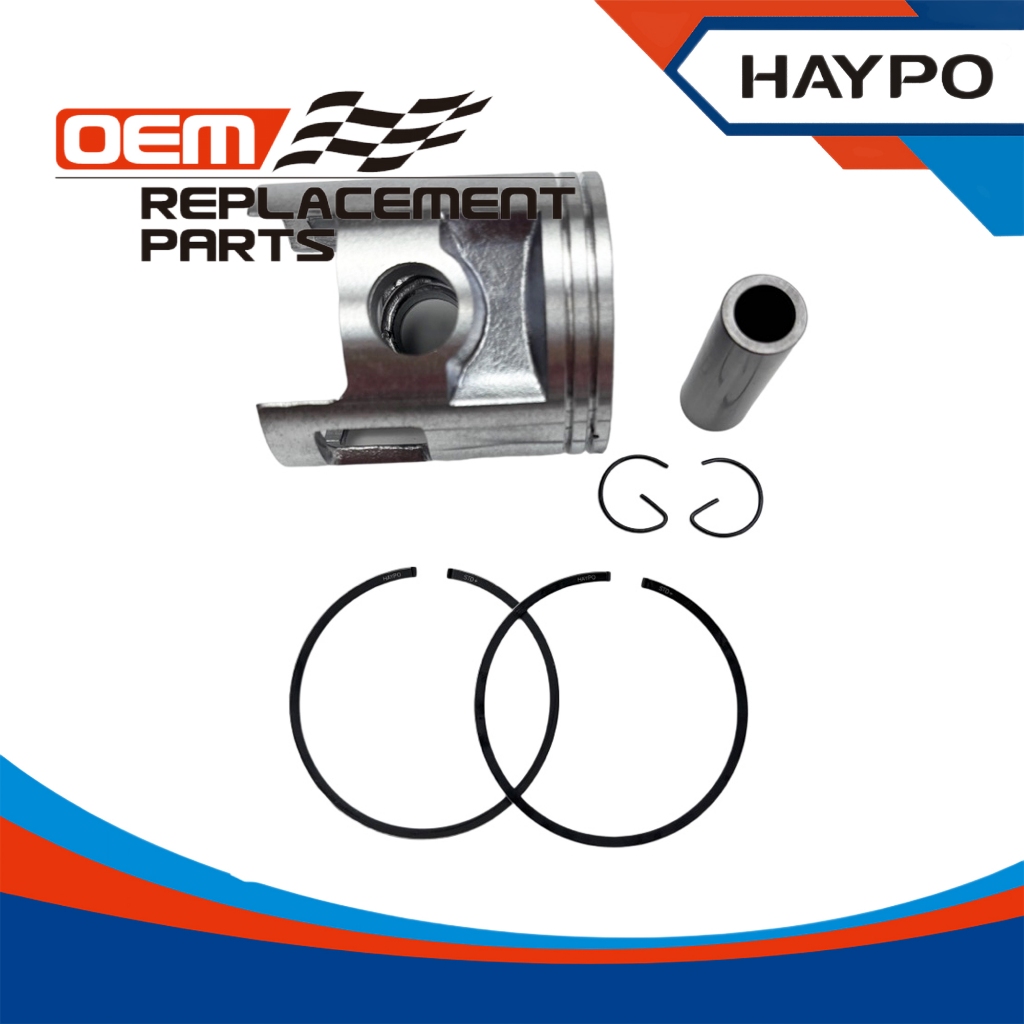 HAYPO สําหรับ YAMAHA DT125K ลูกสูบชุด (STD+) อุปกรณ์เสริมรถจักรยานยนต์ชิ้นส่วนเครื่องยนต์แหวนลูกสูบช