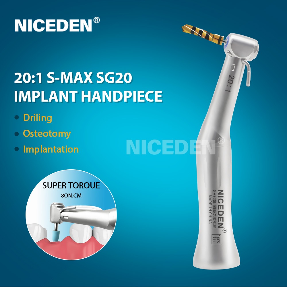 Niceden Dental contra angle 20:1 handpiece ความเร็วต่ํา