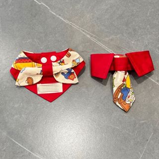 สัตว์เลี้ยงน่ารักผ้าพันคอเอี๊ยมสุนัขสามเหลี่ยมโบว์เอี๊ยมขนาด…