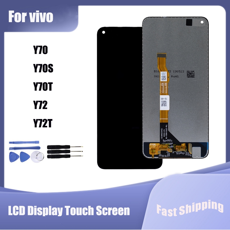 สําหรับ vivo Y70 Y70T Y70S Y72 Y72T จอแสดงผล LCD Touch Screen Digitizer Assembly Replacement Parts