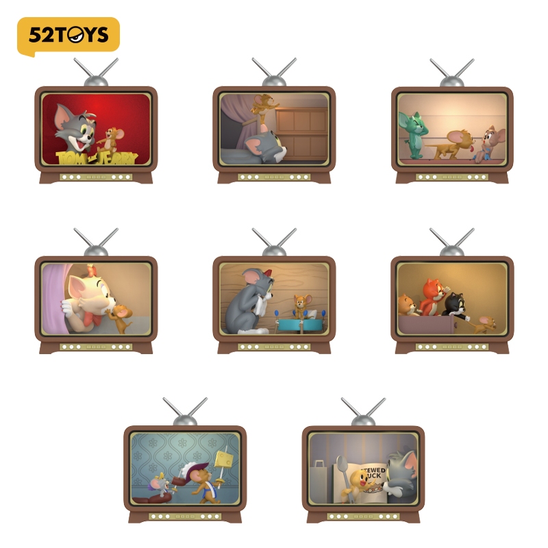 52TOYS Tom And Jerry Classic Moments 2 Series Blind Box Figure Toy (Whole Set)