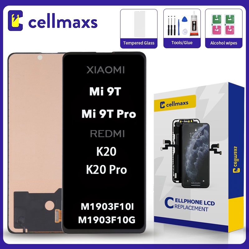 สําหรับ XIAOMI MI 9T Pro REDMI K20 Pro M1903F10G M1903F11G M1903F10I M1903F11I LCD หน้าจอสัมผัสเปลี่