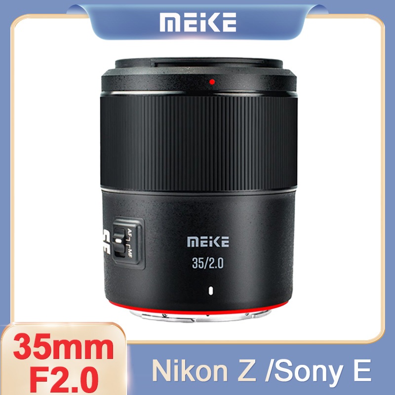 Meike 35mm F2 AF Auto Focus Full Frame รูรับแสงขนาดใหญ่กล้องเลนส์สําหรับ Fuji XF XH2 XT5 XS20 Nikon 