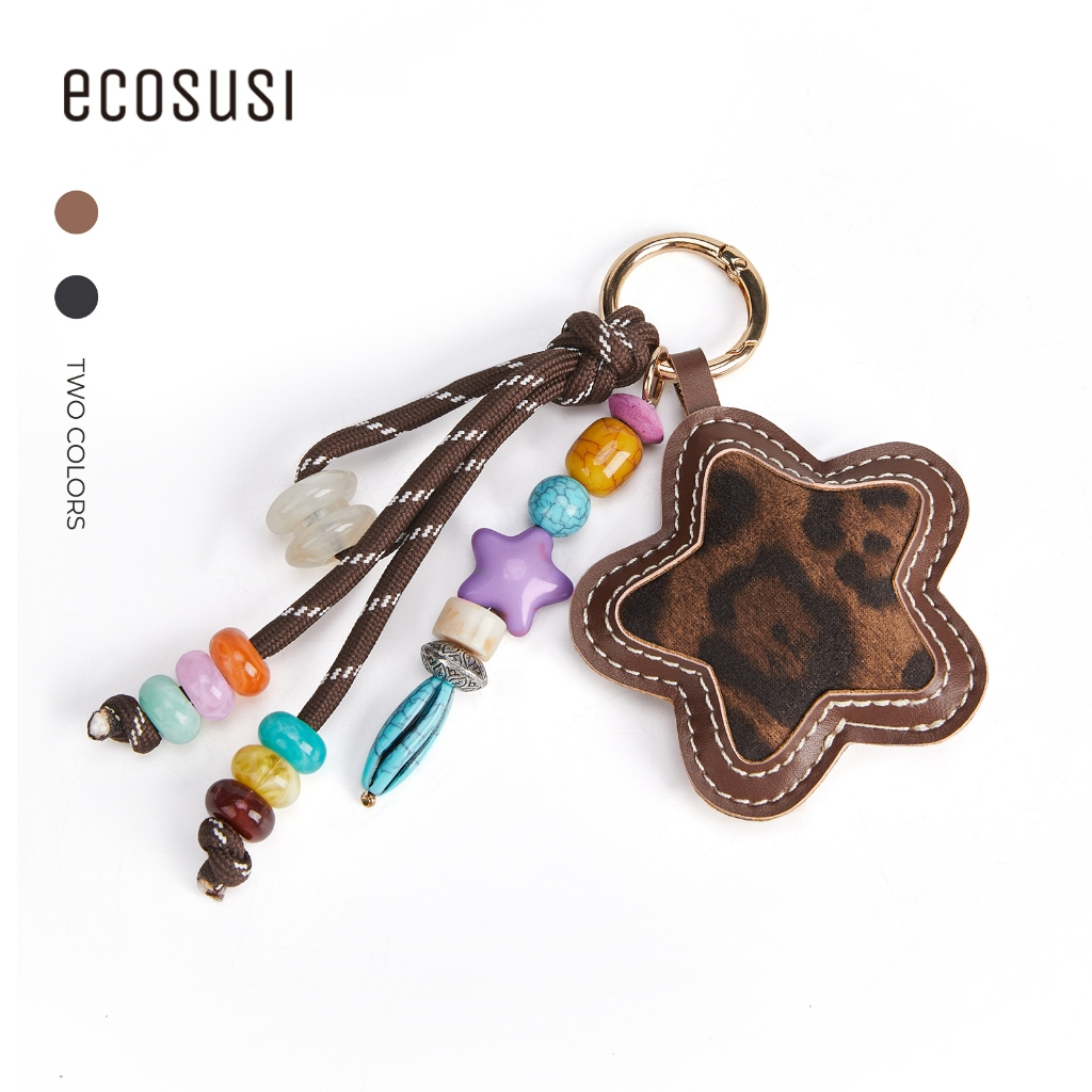 ECOSUSI ใส่จี้ดาวหนัง Multi-use กระเป๋าแฟชั่นสำหรับพวงกุญแจ แขวนรถ ถ้วยตกแต่งโทรศัพท์ Lanyard อุปกรณ์เสริม
