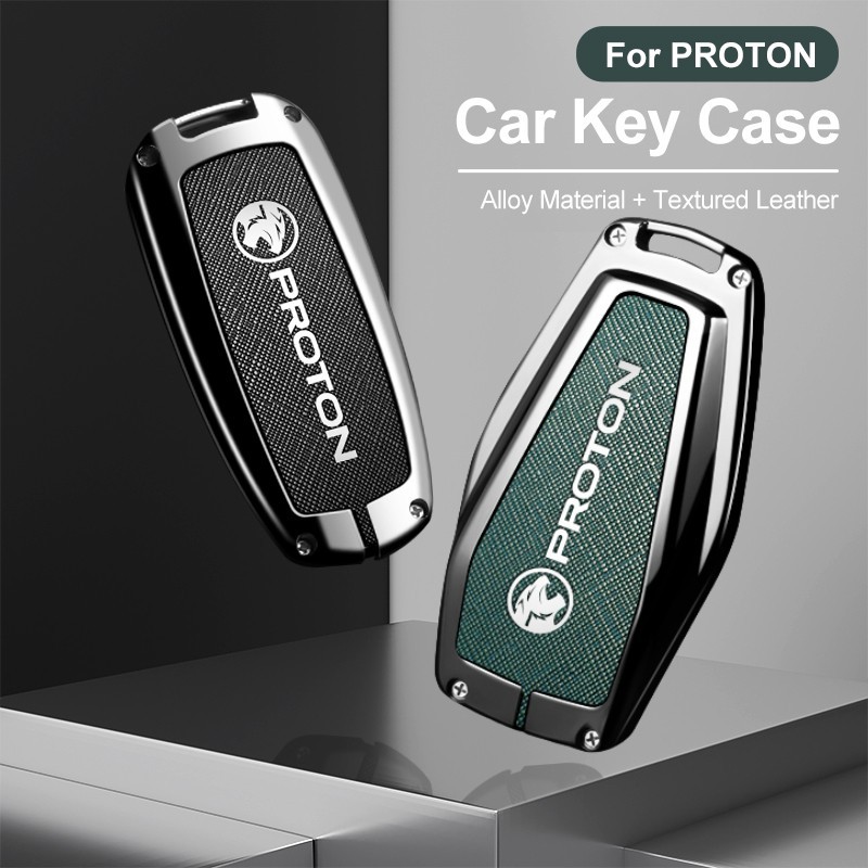 Proton เคสกุญแจรถสําหรับ proton X70 X50 X90 S90 S70 รถพวงกุญแจหนัง Proton ฝาครอบกุญแจ