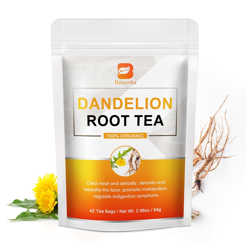 Beworths Dandelion Leaf & Root ถุงชา Natural Roasted Dandelion Root พร้อมถุงชาใบ Dandelion สด