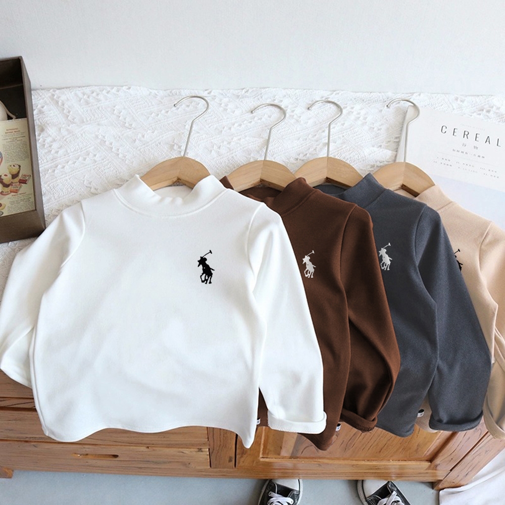 เสื้อกันหนาวแขนยาว material พิเศษ สำหรับเด็กทั้งชายและหญิง ในฤดูใบไม้ร่วงและฤดูหนาว