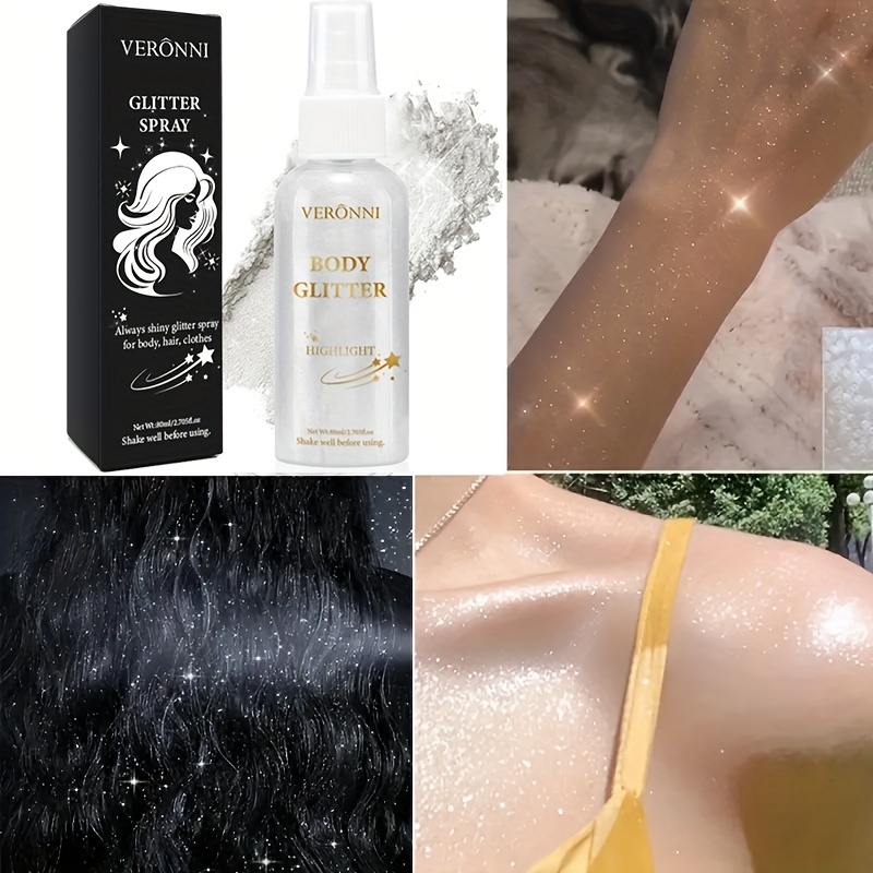 เวโรนี่ ลิควิด ไฮไลท์ สเปรย์ บอดี้ ไฮไลท์ ใบหน้า คอนทัวร์ อิลลูมิเนชั่น แต่งหน้า