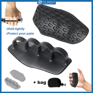 SunnyFit ถุงมือยกน้ำหนักซิลิกอน ขนาด 4 นิ้ว ทำจากซิลิโคนและยาง ป้องกันการลื่น เหมาะสำหรับการฝึกฝนทั่วไปในห้องฟิตเนส เช่น deadlifts