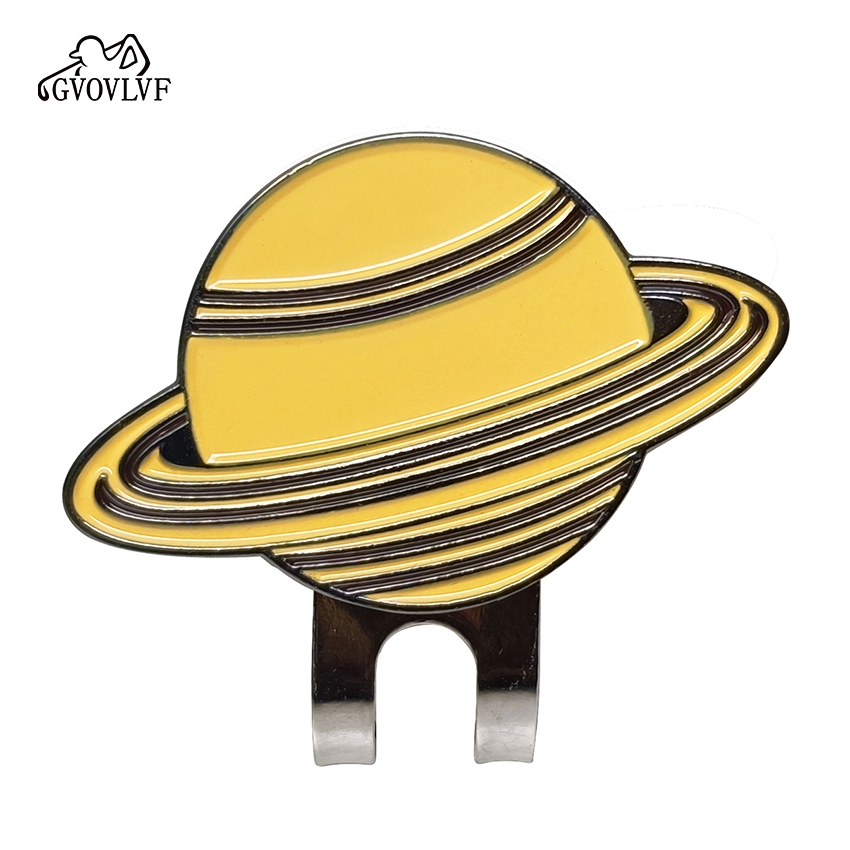 เครื่องหมายกอล์ฟพร้อมแม่เหล็ก Golf Mark Golf Mark ดาวเสาร์ Pattern Accessories Golf Mark