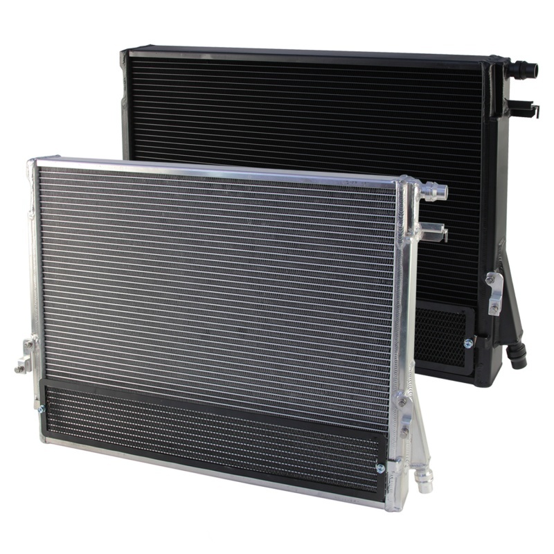 สีดํา/เงินประสิทธิภาพสูงอลูมิเนียมด้านหน้า Mount Thermal Exchanger อัพเกรด w/Rock Guard สําหรับ B58 