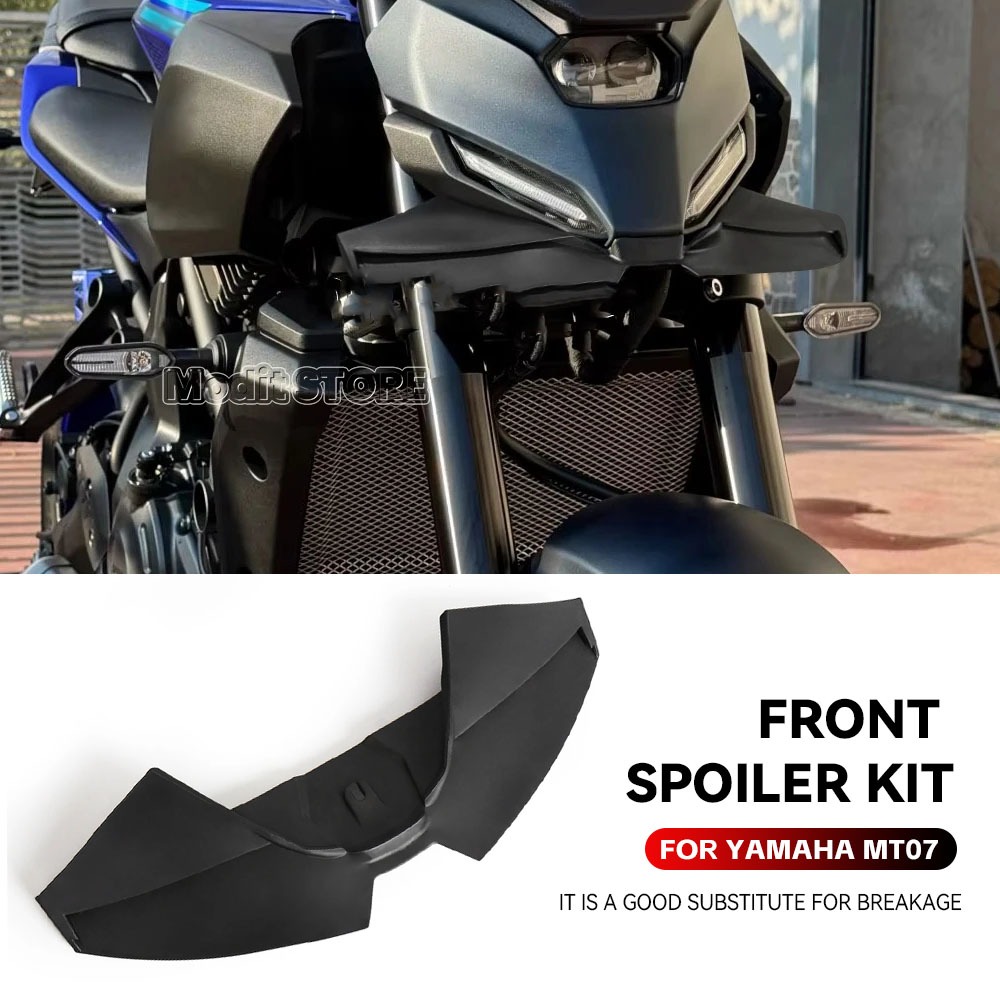MT 07 2025 รถจักรยานยนต์ Downforce Winglet Aerodynamic Wing สปอยเลอร์ด้านหน้าชุดอุปกรณ์เสริมใหม่สปอย