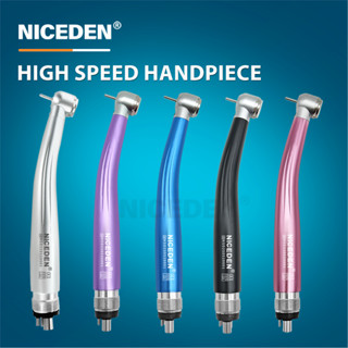 NICEDEN Dental Handpiece สีกังหันลมความเร็วสูง 2/4 รู