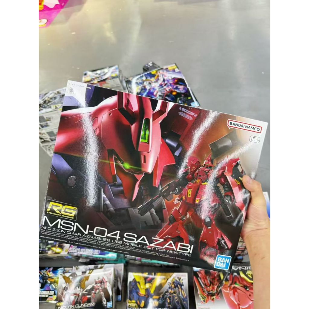 Bandai RG 29 Char Sazabi 1/144 Sazabi Gundam Assembly Model