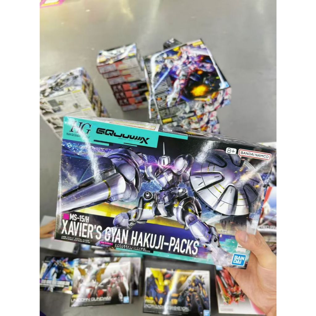 Bandai HG 1/144 Gundam Gquuuux Xavier Special Strongman White Porcelain อุปกรณ์ประกอบรุ่น