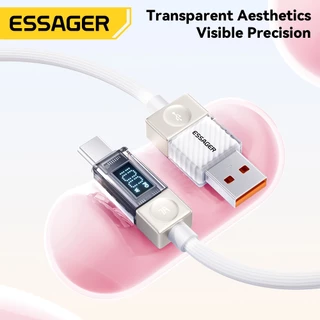Essager 7A 100W สาย USB C Type-C ชาร์จเร็ว USBC Charger Type C สายเคเบิลข้อมูลสําหรับ Huawei Oppo