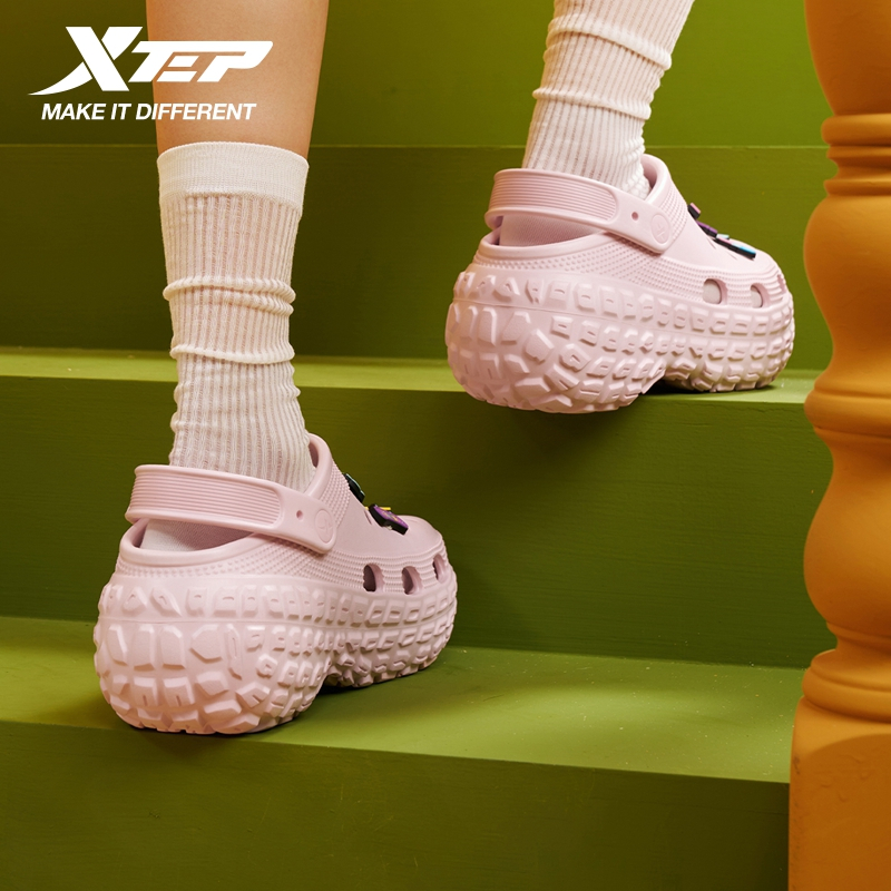【xtep】รองเท้าแตะผู้หญิงพื้นหนา EVA กันลื่นและกันกลิ่น เหมาะสำหรับวันหยุดฤดูร้อนและใช้กลางแจ้ง - รูปที่ 4