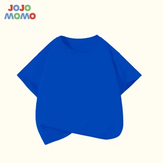 【ส่งในวันเดียวกัน】เสื้อยืดเด็กแขนสั้น สีพื้น 9 สีให้เลือก (ขาว-ดำ-ชมพู-ส้มอ่อน-ฟ้า-เขียว-น้ำตาล-แดง-ม่วง) ผ้าฝ้าย 100% ระบายอากาศดี ใส่สบาย แบบ Unisex