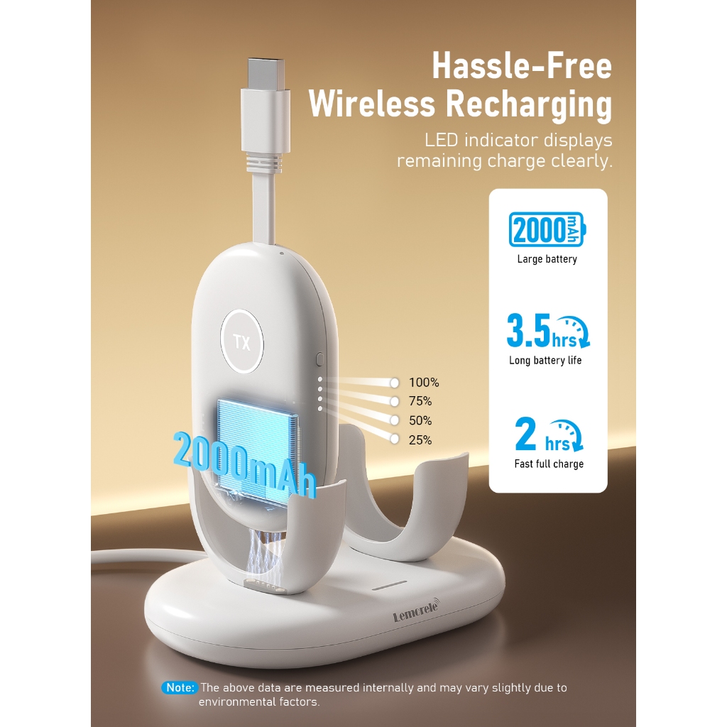 Lemorele G500-TX เครื่องส่งสัญญาณไร้สาย HDMI 1080P