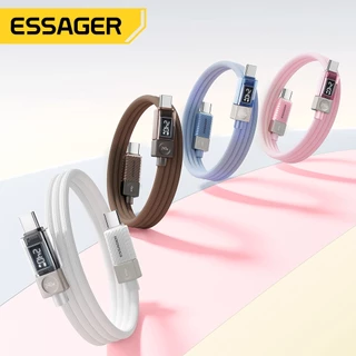 Essager 100W/240W PD สายชาร์จเร็วสุด USB-C ถึง Type-C สําหรับ Samsung Huawei