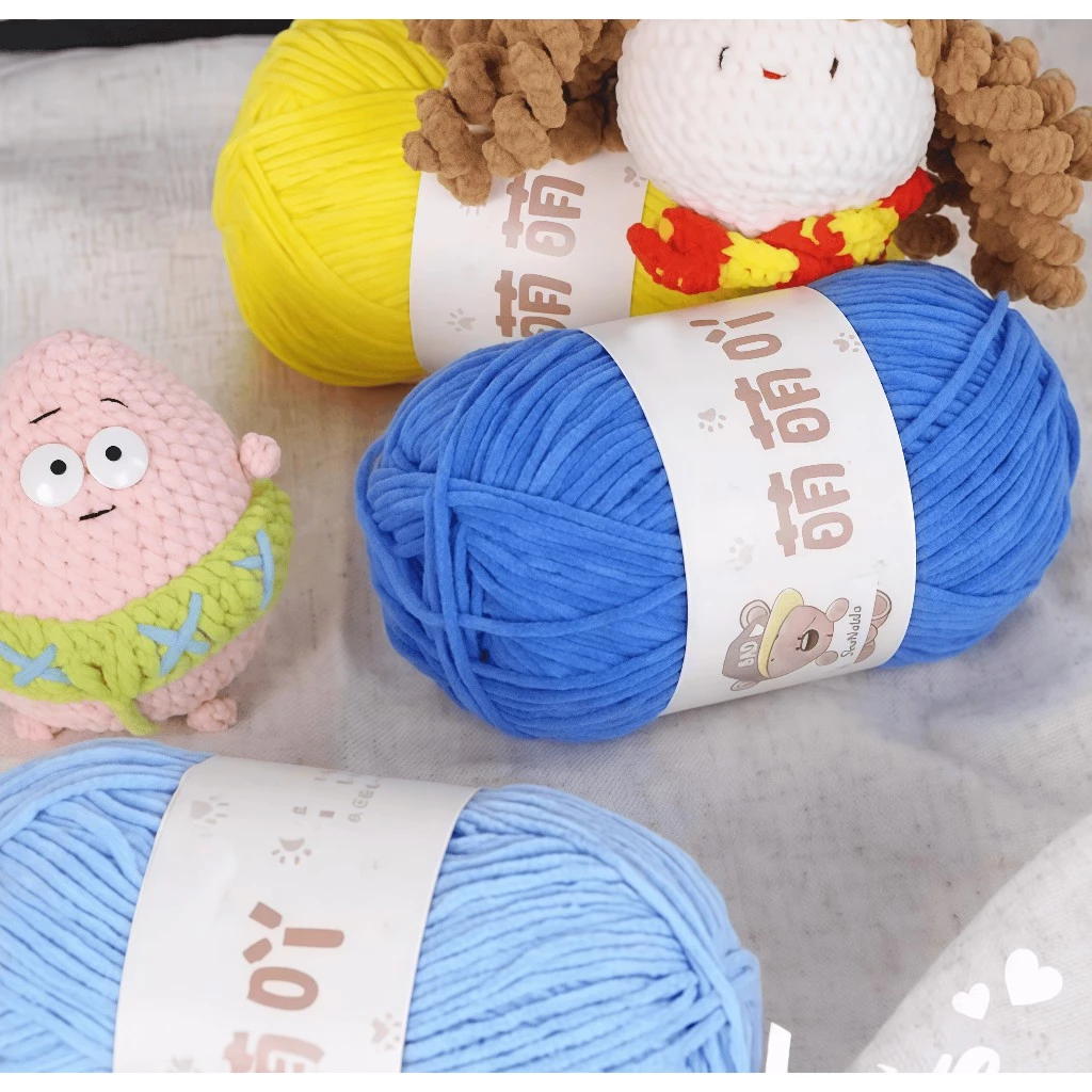 Star&Fish ไหมถักอุด้งเส้นเล็ก 2.5 มิล 1ply สำหรับถักกระเป๋า/หมวก/ตุ๊กตา thumbnail 8