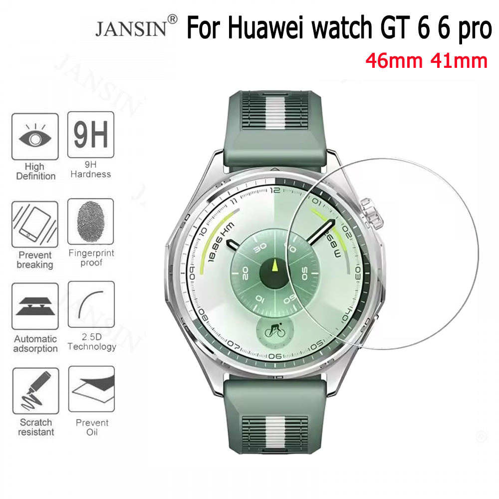ฟิล์มกระจก Huawei Watch GT 6 Pro 6 46mm 41mm ฟิล์มกระจกนิรภัยกันรอยหน้าจอ สําหรับ Huawei Watch GT 5 Pro 42mm Smart Watch สมาร์ทวอทช์