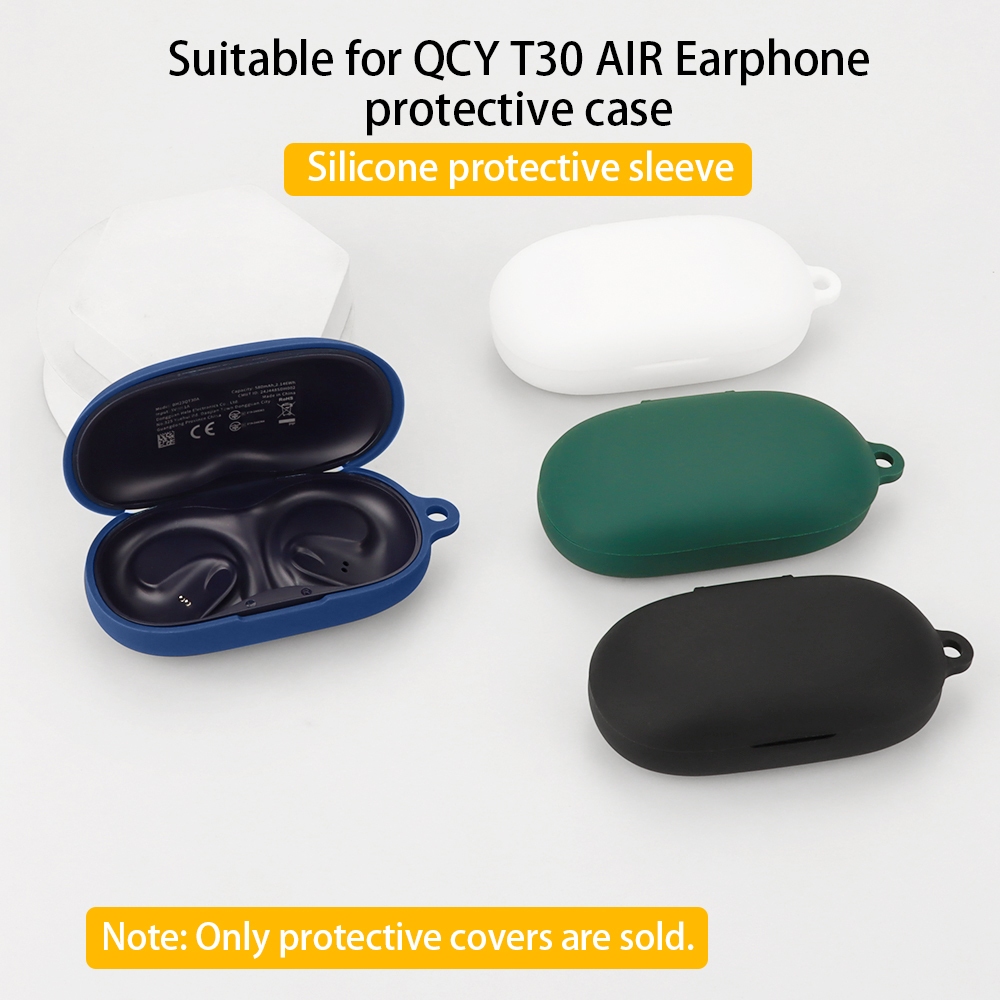สําหรับเคสป้องกันหูฟัง QCY T30 AIR | พรีซิชั่นฟิต | ความสมบูรณ์ของอุปกรณ์เปลือย