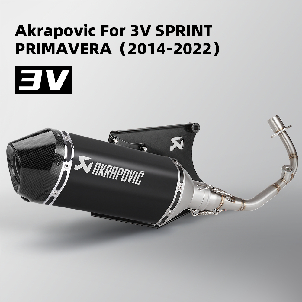 ท่อไอเสียรถจักรยานยนต์สําหรับ Vespa Spring125 150 3V Full Exhaust Muffler พิเศษท่อไอเสีย