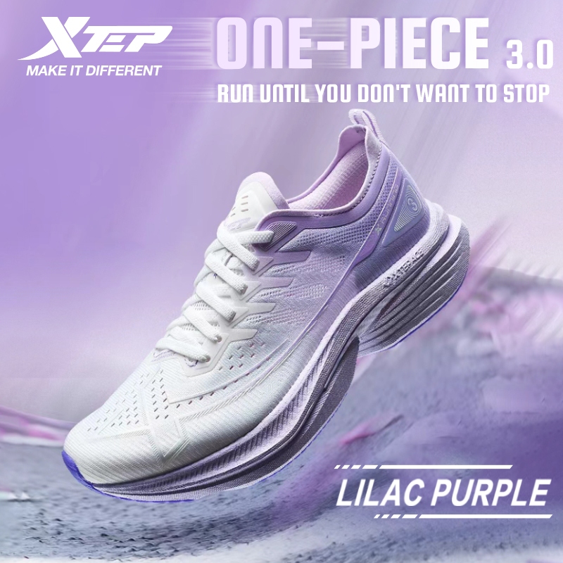【xtep】 One Piece 3.0 | ใหม่ฤดูใบไม้ร่วง มีระบบระบายอากาศ ดูดซับแรงกระแทก สำหรับวิ่งของผู้หญิง