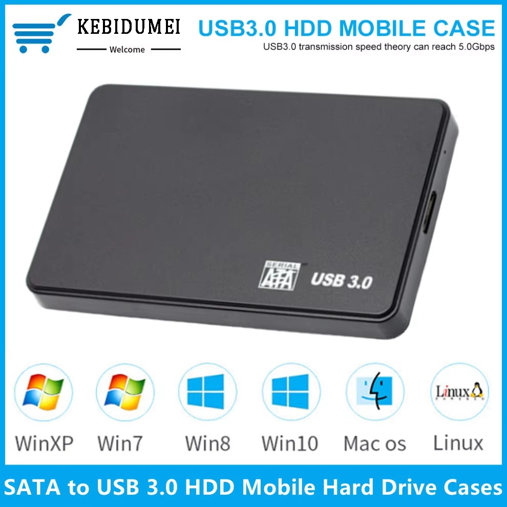 2.5 นิ้ว Serial Hard Drive Case SATA HDD SSD Enclosure 5Gbps ฮาร์ดดิสก์ภายนอกกล่องสําหรับแล็ปท็อปพีซ