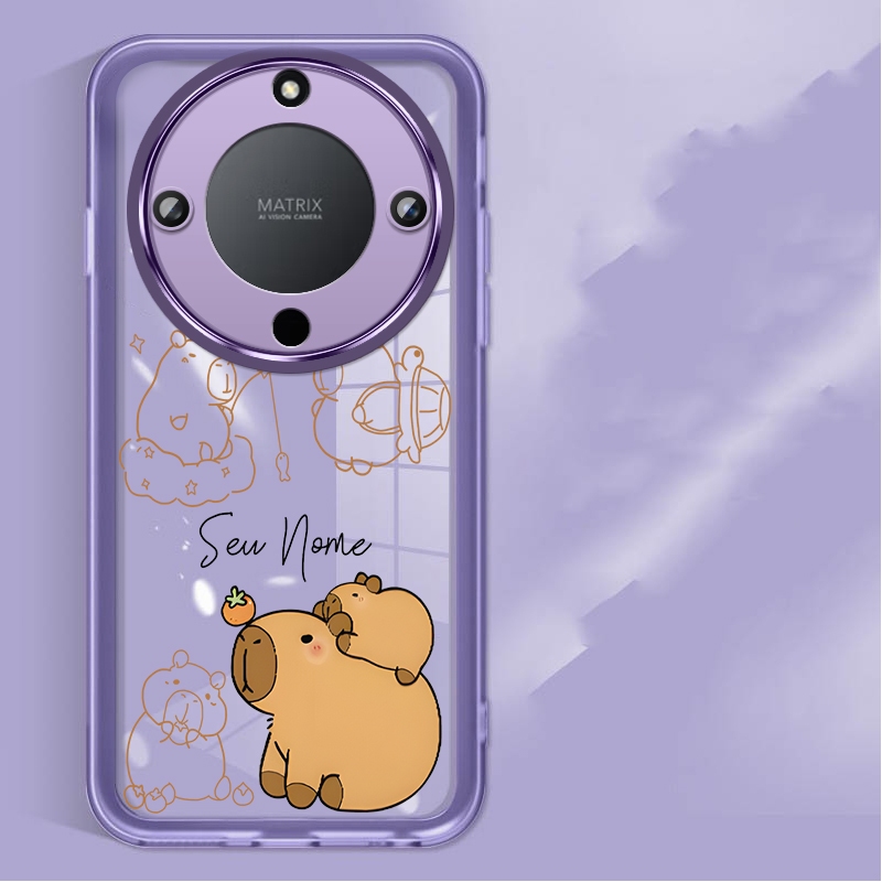 Honor X9d 5G HONOR X9d Capybara ชื่อที่กําหนดเองฝาครอบป้องกันการล่มสลายการออกแบบการ์ตูน Soft Case