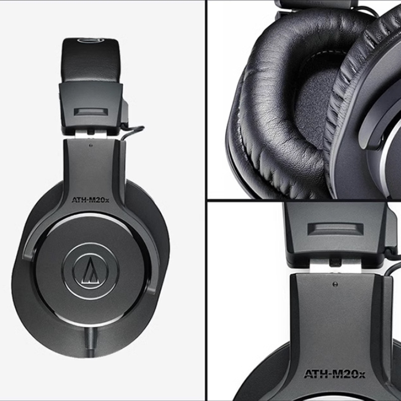 Audio Technica ATH-M20X Wired studio monitoring headphones เหมาะสำหรับการใช้งานในสตูดิโอบันทึกเสียง - รูปที่ 6