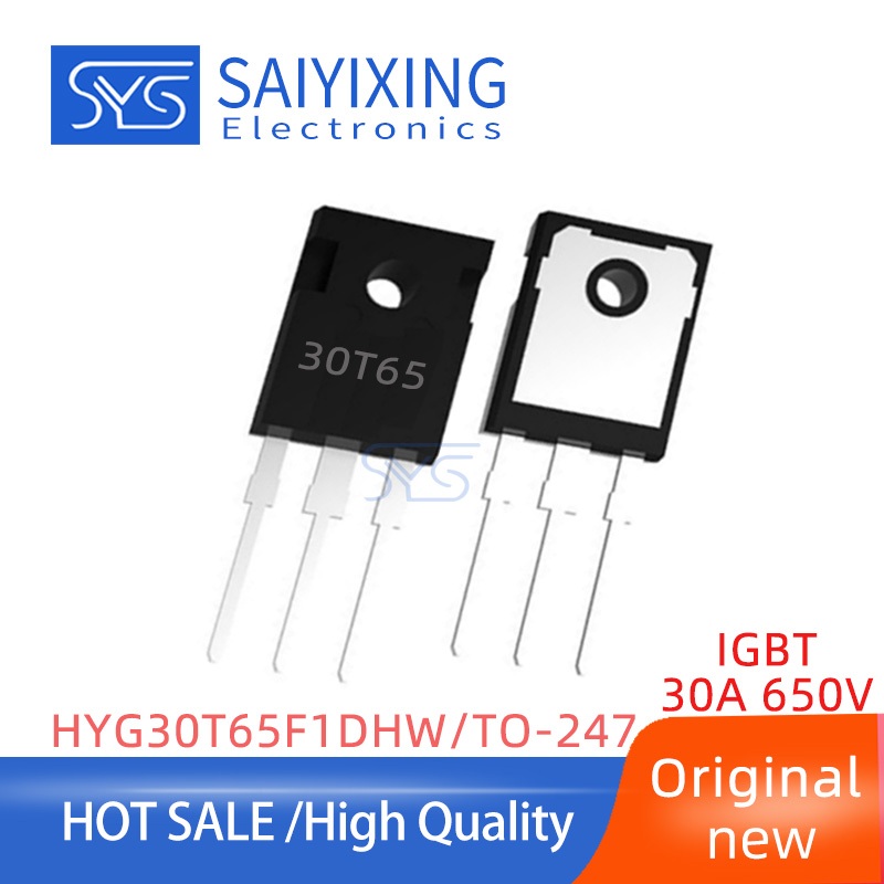5PCS IGBT 30T65 TO-247 650V 30A ทรานซิสเตอร์ HYG30T65F1DHW Field Effect Tube