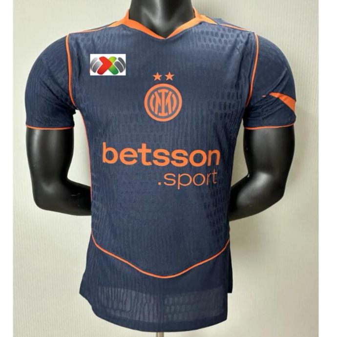 เสื้อฟุตบอลทีม Inter Milan สำหรับผู้ชาย แบบผู้เล่นแท้