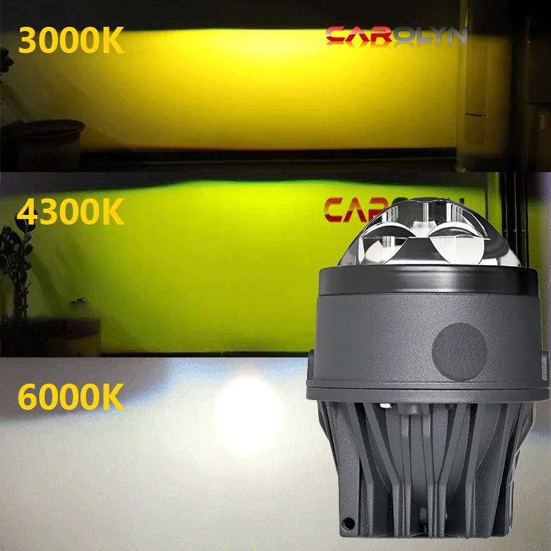 Carolyn 3 นิ้ว Dual Laser ไฟหน้ารถไฟตัดหมอกเหมาะสําหรับ dmax/Toyota/Honda/Nissan/อิซึซุ