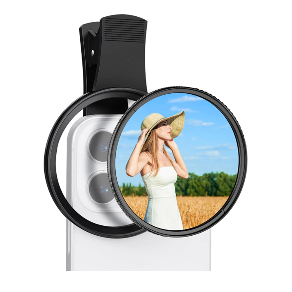 K&F Concept Universal Phone Filter Clip + 67MM CPL/Black Mist/VND Filter สําหรับสมาร์ทโฟนการถ่ายภาพ