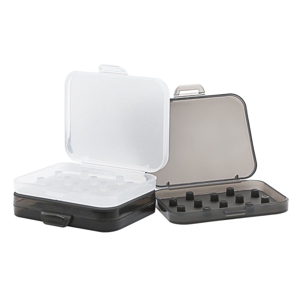 กล่องเก็บหูฟัง เมมโมรี่โฟม ซิลิโคน แบบเปลี่ยน