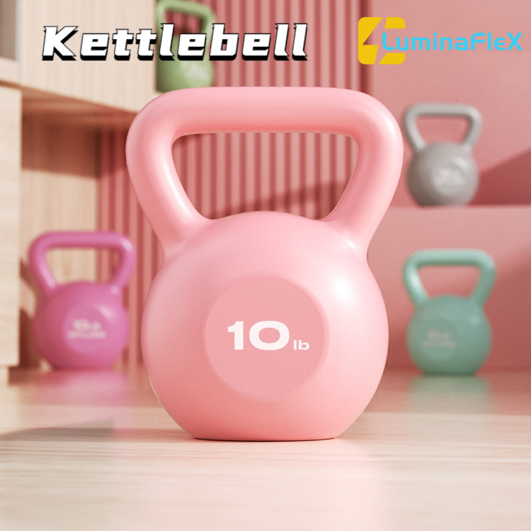 เคตเทิลเบล Kettlebell 5-20LB อุปกรณ์ออกกำลังกายที่มีคุณภาพสูงสำหรับผู้หญิงดัมเบลล์ Dumbbell Set