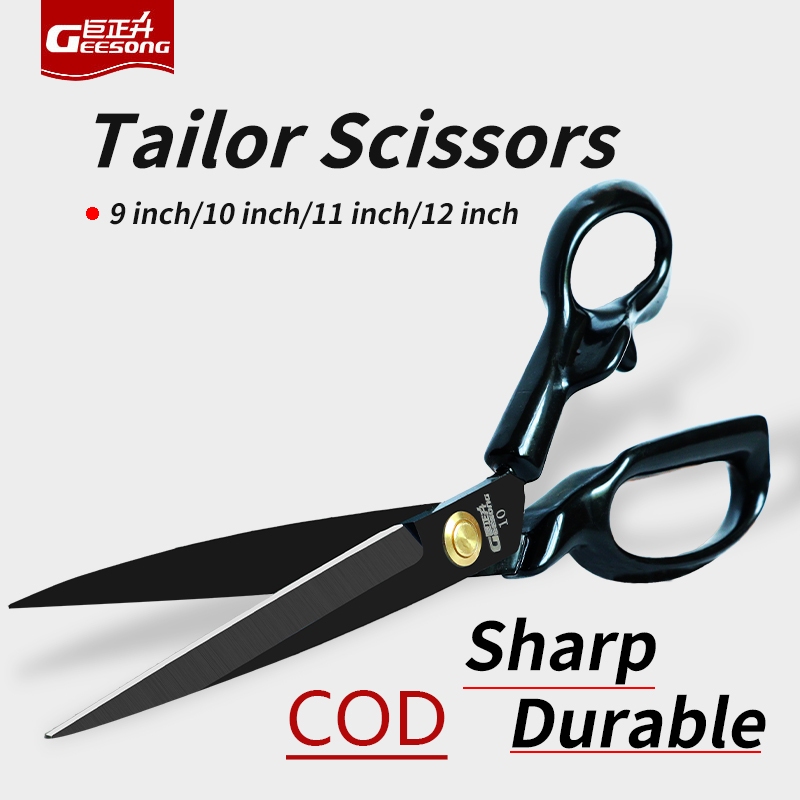 Geesong กรรไกรตัดผ้าด้ามจุ่มขึ้นรูปอะลูมิเนียม