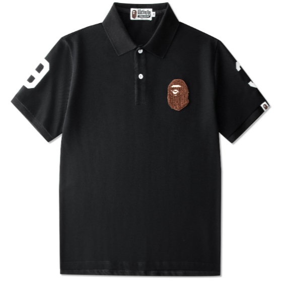 มาใหม่ BAPEee POLO เสื้อยืดลําลอง แขนสั้น แฟชั่นสําหรับผู้ชาย และผู้หญิง
