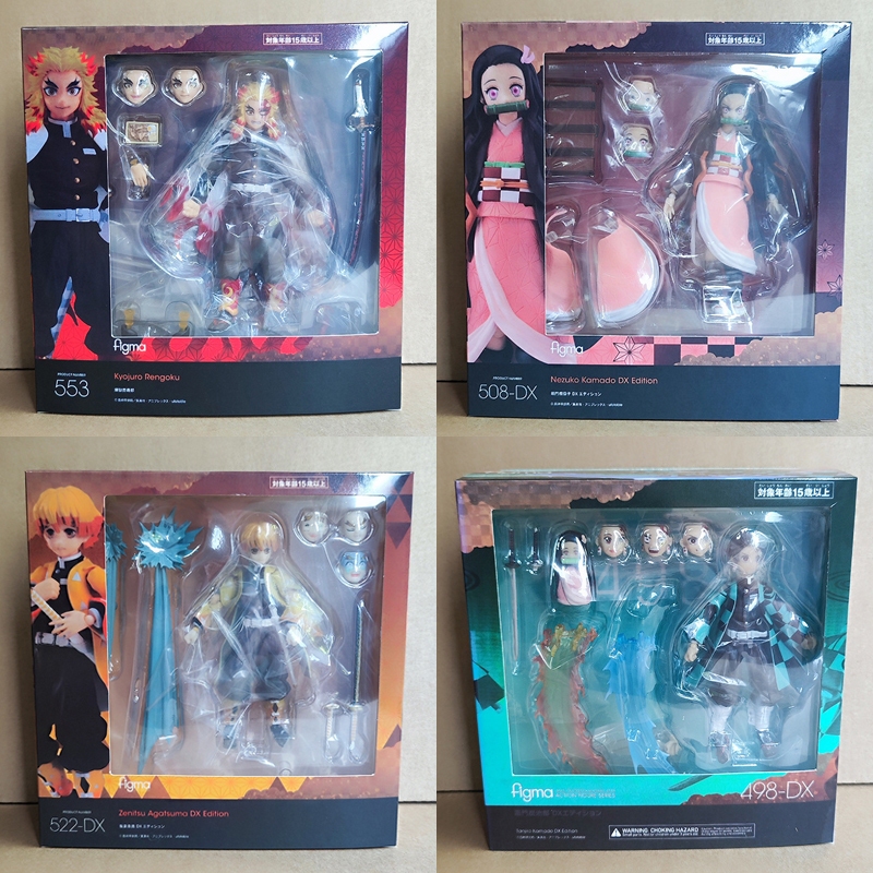 13 ซม.Anime Demon Slayer กล่อง SHF Joint Movable Tanjirou Agatsuma Zenitsu Nezuko Rengoku Kyoujurou 