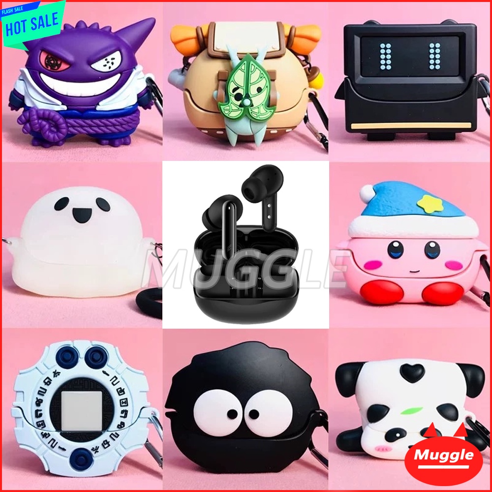 ISUPER EVO BUDS 3 เกราะป้องกันเคสซิลิโคนอ่อนนุ่มน่ารักการ์ตูนหูฟังฝาครอบ iSUPER EVO BUDS 3 กรณีฝาครอ