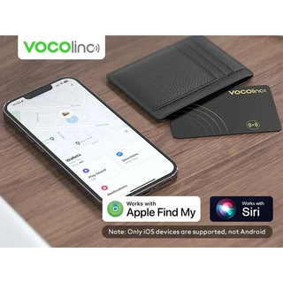 VOCOlinc Slim TAG Card Tracker, Ultra Thin Bluetooth Finder สําหรับกระเป๋าสตางค์, คีย์, กระเป๋าเป้สะพายหลัง ฯลฯ, กันน้ํา IP67, iOS เท่านั้น