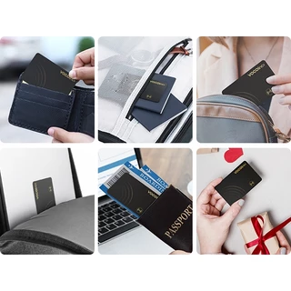 VOCOlinc Slim TAG Card Tracker, Ultra Thin Bluetooth Finder สําหรับกระเป๋าสตางค์, คีย์, กระเป๋าเป้สะพายหลัง ฯลฯ, กันน้ํา IP67, iOS เท่านั้น